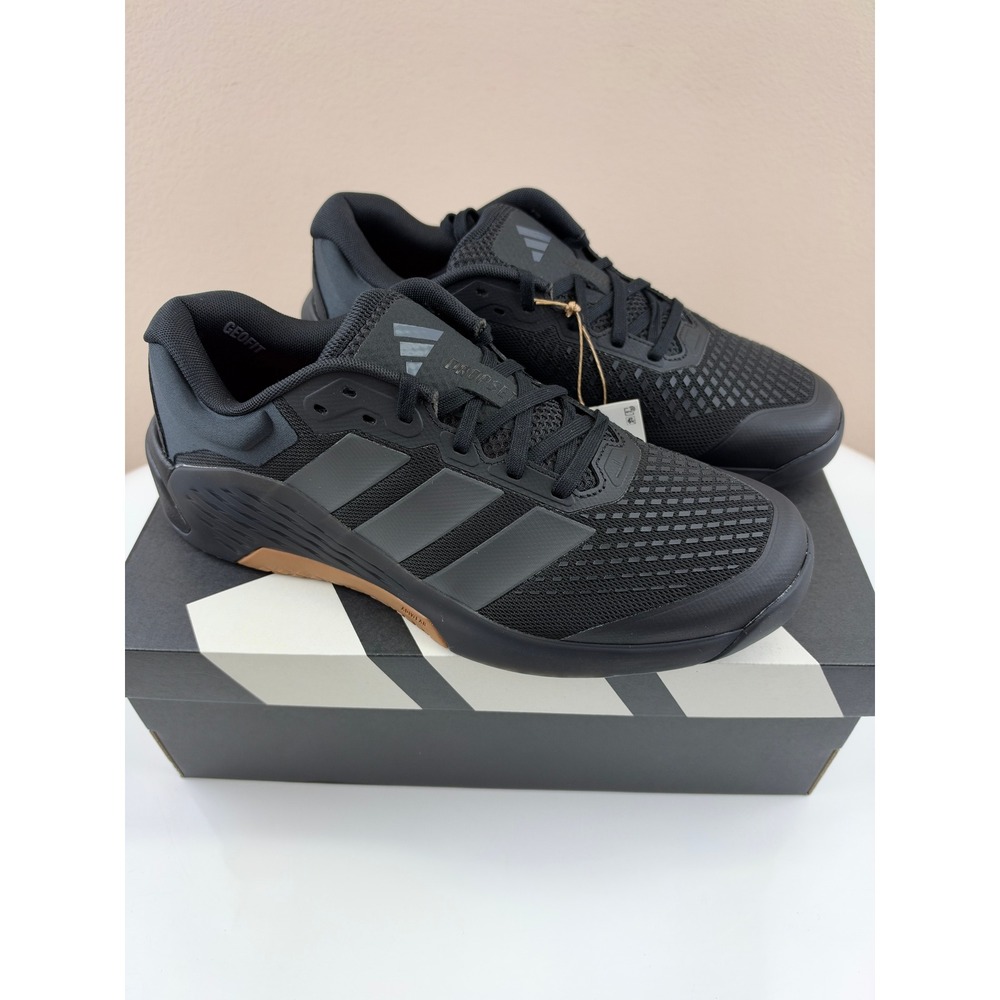 Adidas Dropset 4 Trainer M Mens Size 9 Core Black Grey Five JR4673 Gym Shoes